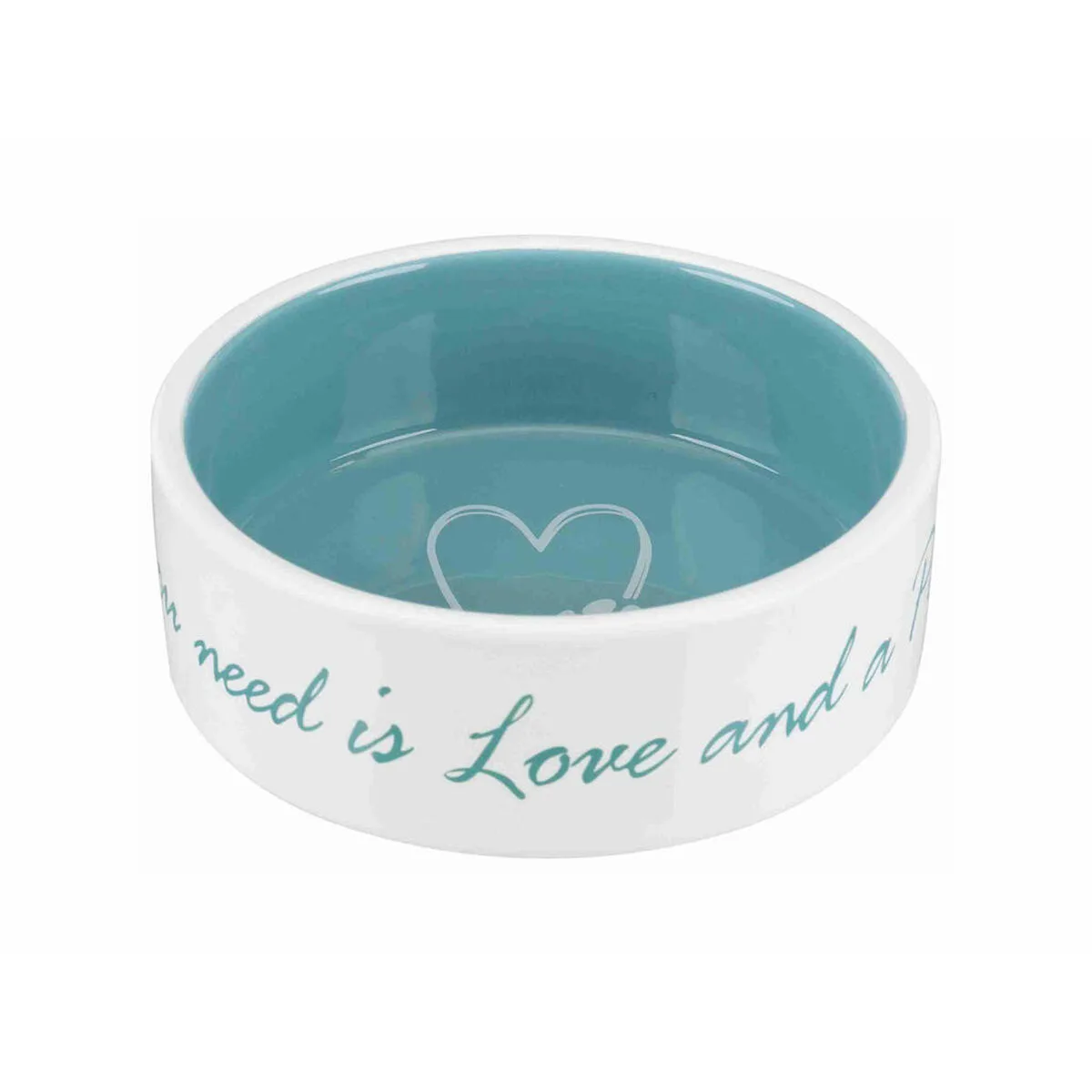 COMEDERO PARA PERRO TRIXIE PET'S HOME AZUL CREMA Ø 12 CM 300 ML