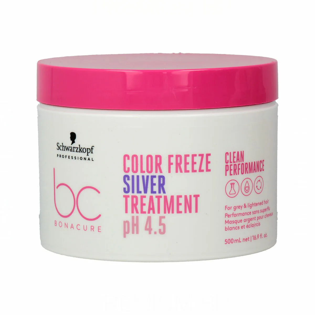MASCARILLA PARA CABELLOS BLANCOS SCHWARZKOPF BC COLOR FREEZE 500 ML PH 4.5