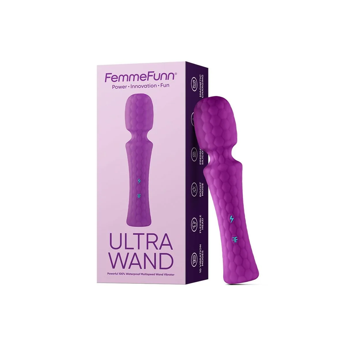 MASAJEADOR FEMMEFUNN ULTRA WAND MORADO