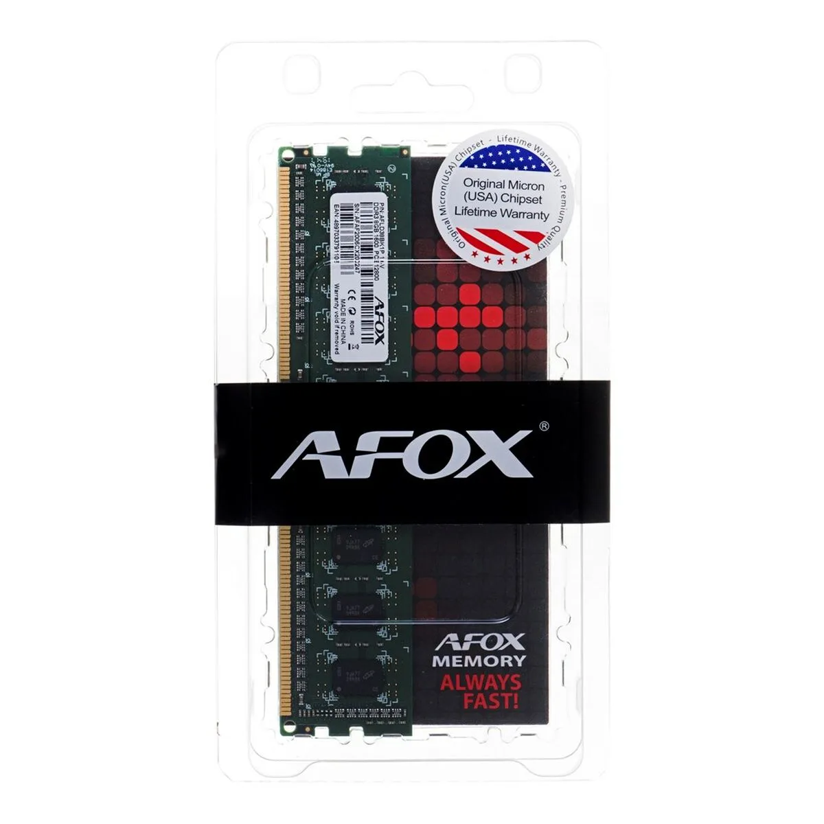 MEMORIA RAM AFOX PAMAFODR30014 DDR3 CL11