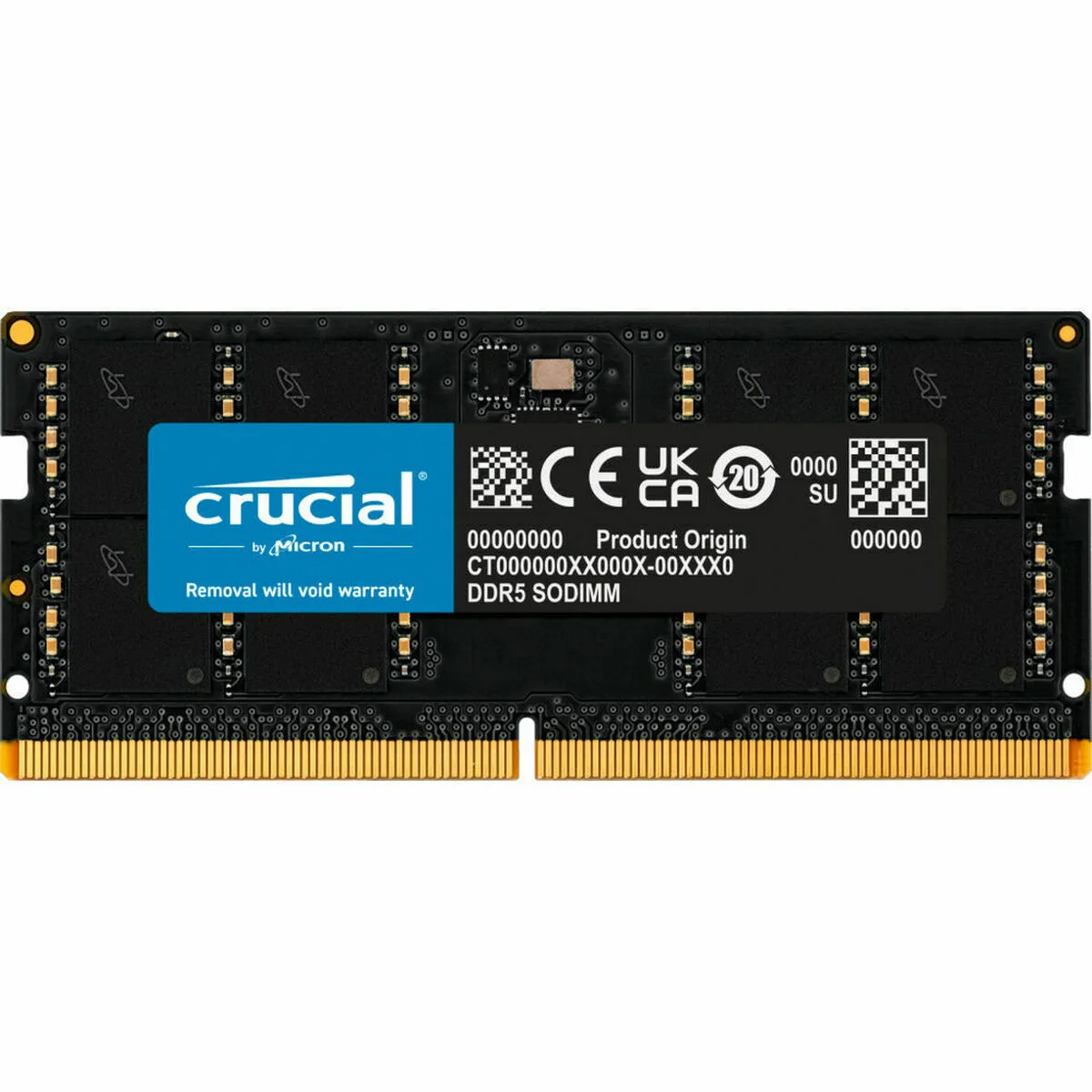MEMORIA RAM CRUCIAL CT32G48C40S5 32 GB DDR5 SDRAM DDR5 4800 MHZ CL40