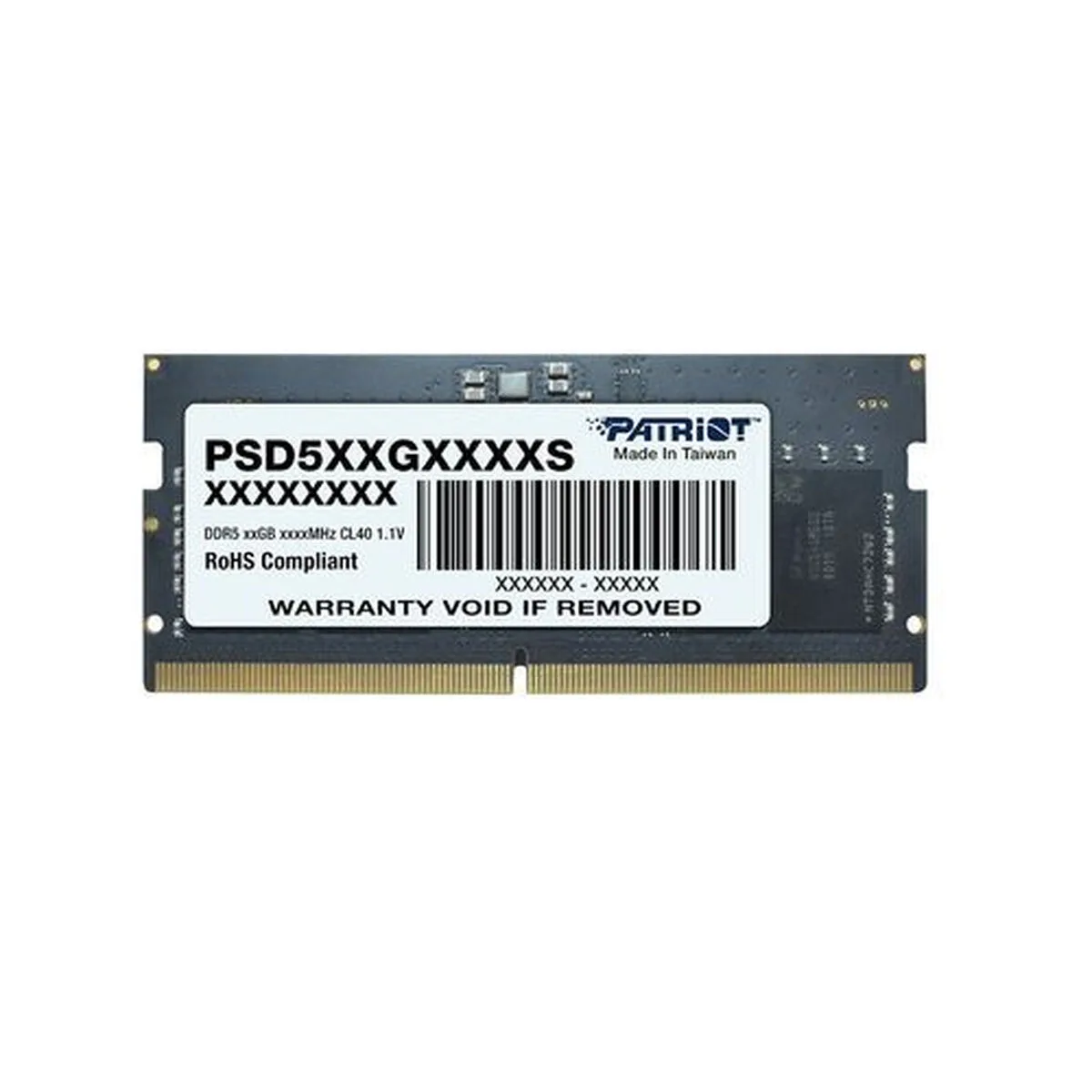 MEMORIA RAM PATRIOT MEMORY PSD516G560081S DDR5 DDR5 SDRAM 16 GB CL46