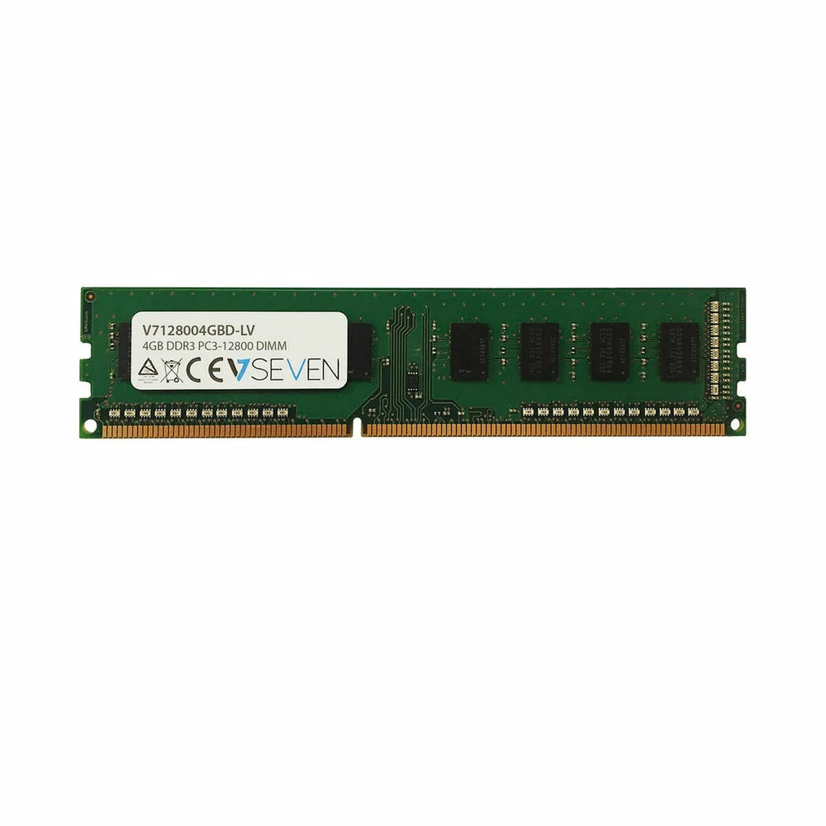 MEMORIA RAM V7 V7128004GBD-LV 4 GB CL5 DDR3 1600 MHZ