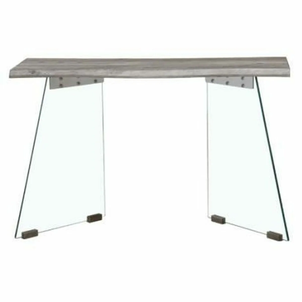 Meuble d entree dkd home decor transparent gris clair 120 x 40 x 76 cm s303439118