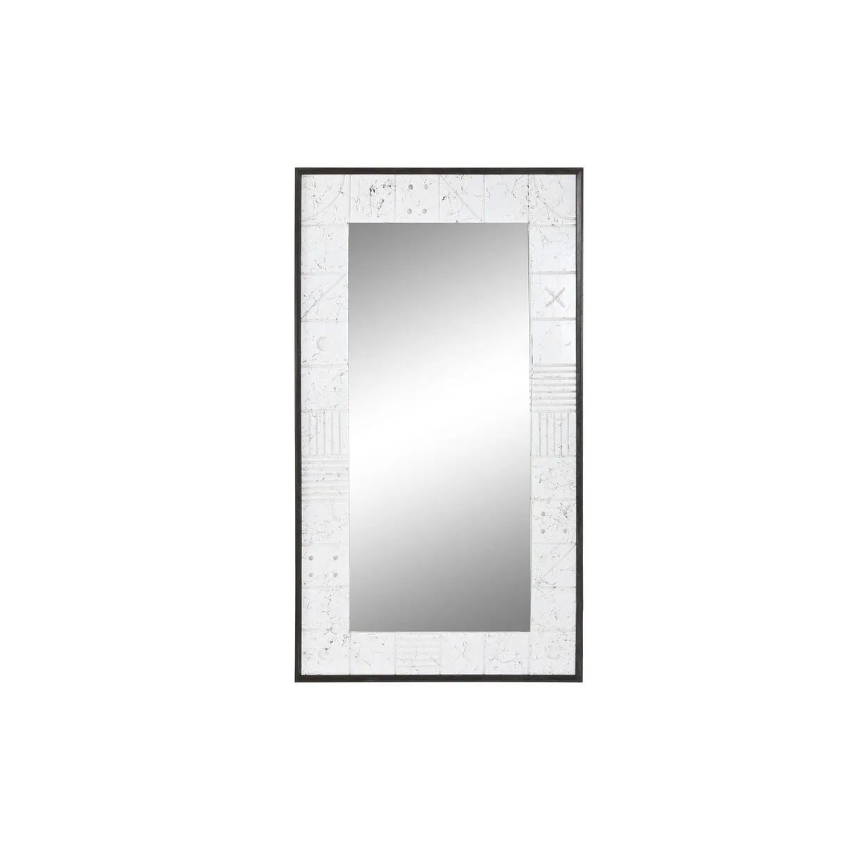 ESPEJO DE PARED DKD HOME DECOR BLANCO MODERNO 130 X 4 X 70 CM