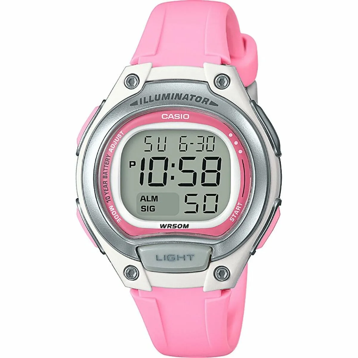 RELOJ MUJER CASIO ILLUMINATOR ROSA (Ø 34 MM)