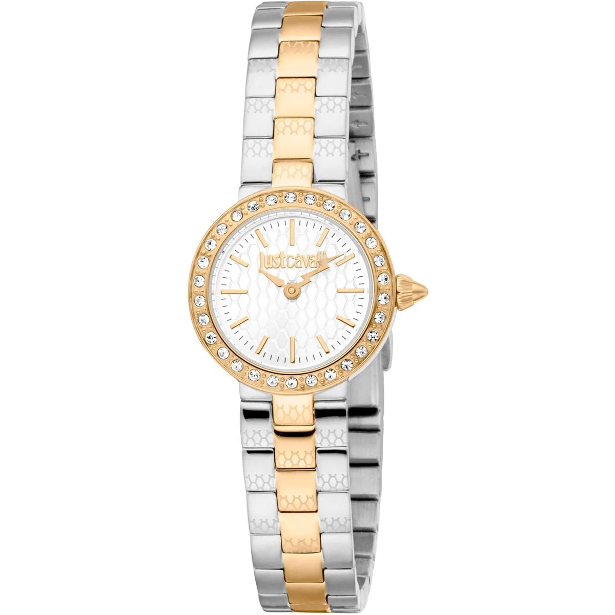 RELOJ MUJER JUST CAVALLI SERENITA MINI PLATEADO DORADO (Ø 23 MM)