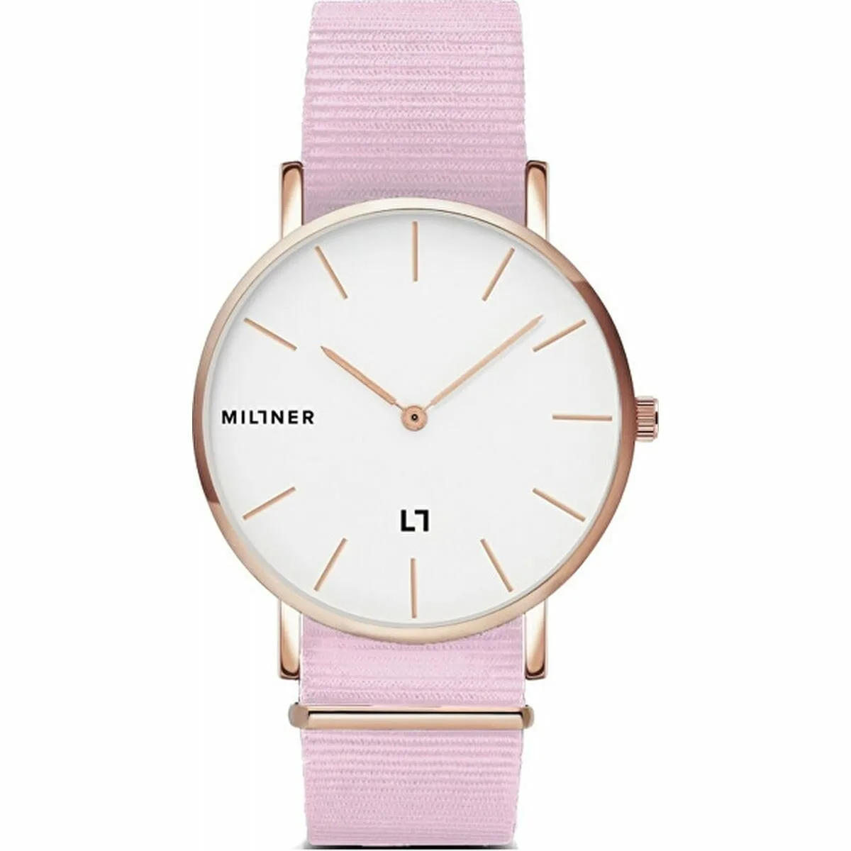 RELOJ MUJER MILLNER HALLFIELD-S-ROSE-FABRIC (Ø 36 MM)