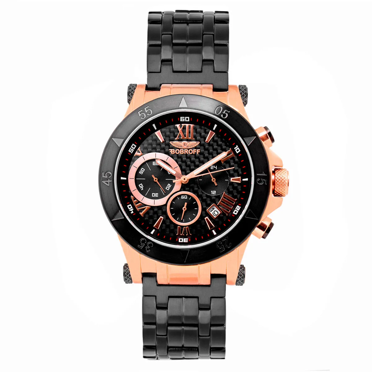 RELOJ HOMBRE BOBROFF BF1001M15M (Ø 44 MM)