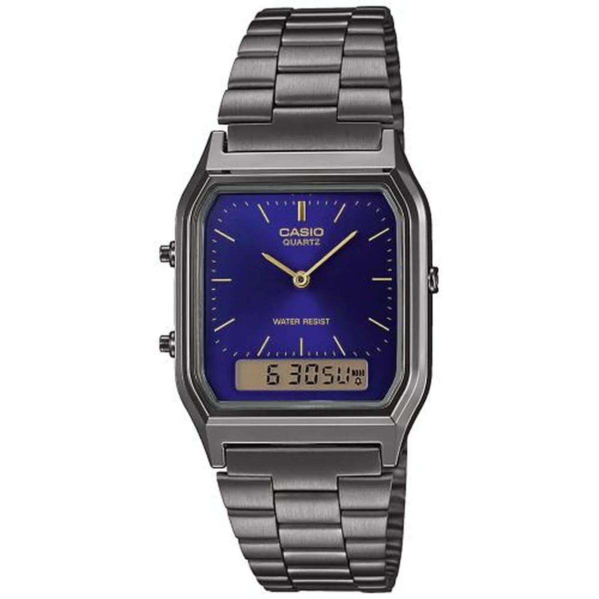 RELOJ HOMBRE CASIO AQ-230EGG-2AEF NEGRO PLATEADO