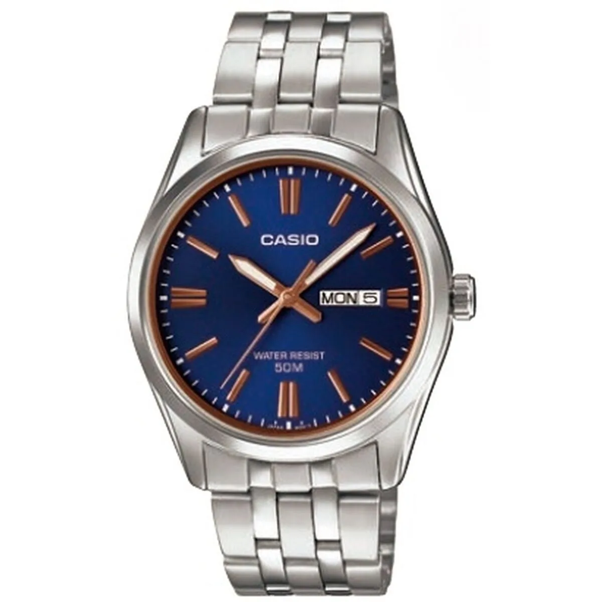 RELOJ HOMBRE CASIO DATE, BRACELET - BLUE (Ø 38 MM)