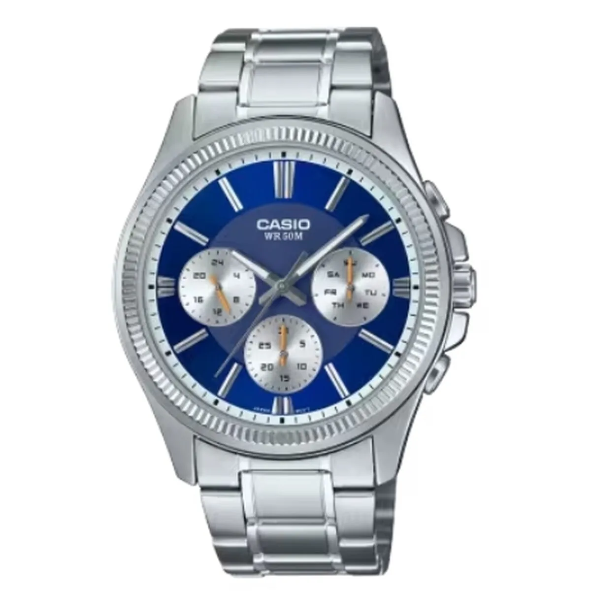 RELOJ HOMBRE CASIO DAY DATE MULTIFUNCTION - BLUE