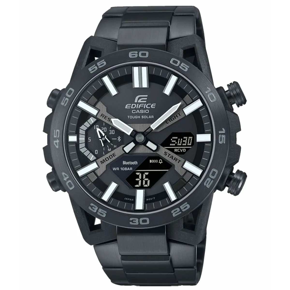 RELOJ HOMBRE CASIO ECB-2000DC-1BEF NEGRO (Ø 47,5 MM)