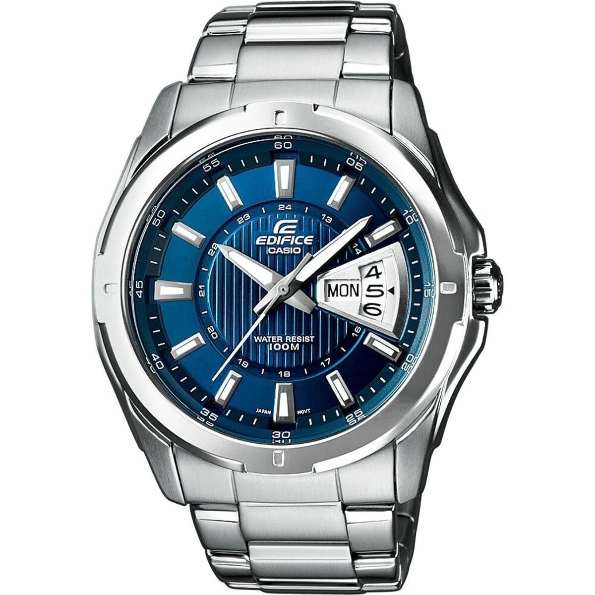 RELOJ HOMBRE CASIO EF-129D-2AVEF Ø 45 MM PLATEADO
