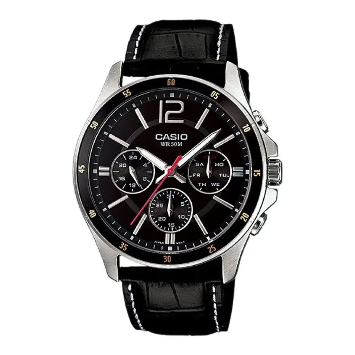 RELOJ HOMBRE CASIO ENTICER GENT NEGRO (Ø 43 MM) (Ø 43,5 MM)