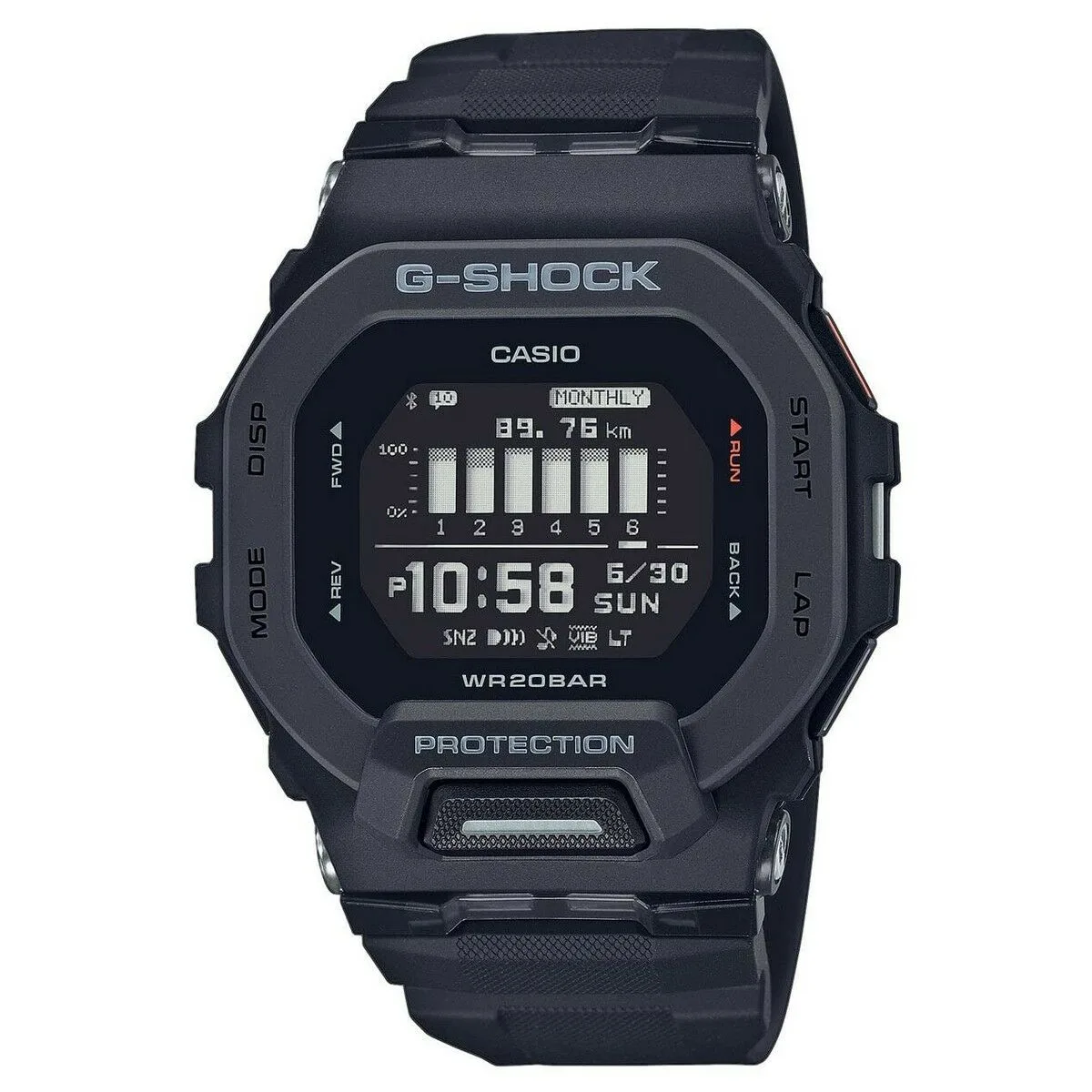 RELOJ HOMBRE CASIO G-SHOCK G-SQUAD STEP TRACKER BLUETOOTH® NEGRO (Ø 40 MM) (Ø 46 MM)