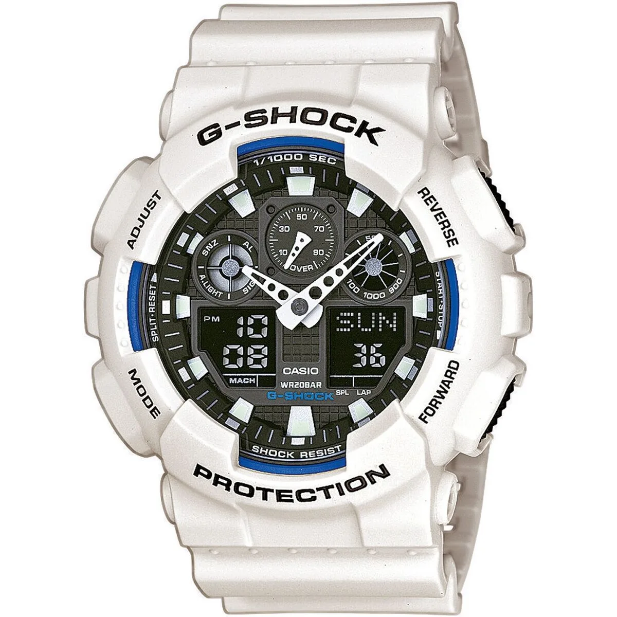 RELOJ HOMBRE CASIO G-SHOCK GA-100B-7AER NEGRO (Ø 51 MM)
