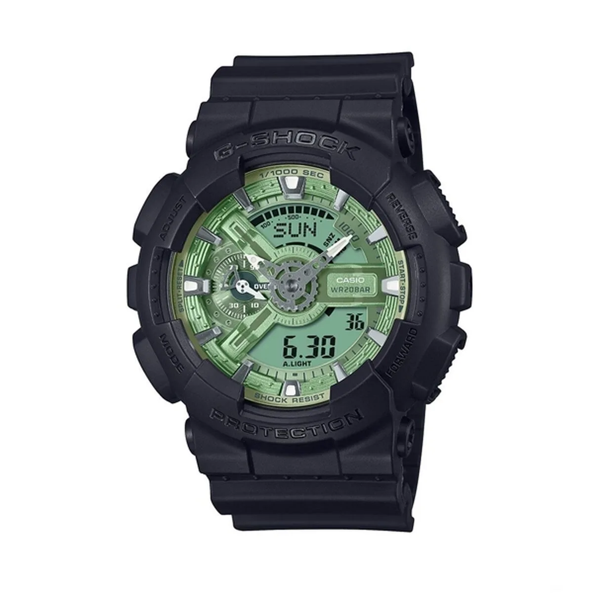 RELOJ HOMBRE CASIO G-SHOCK GA-110CD-1A3ER NEGRO VERDE (Ø 51 MM)