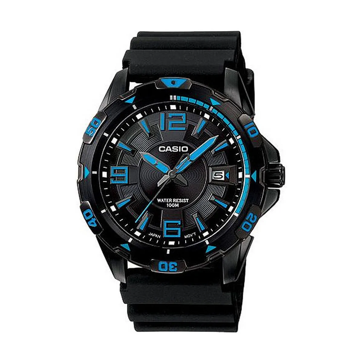 RELOJ HOMBRE CASIO MTD-1065B-1A1 NEGRO (Ø 45 MM)