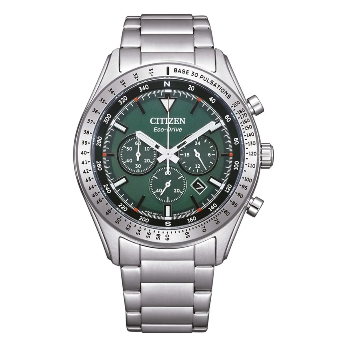 RELOJ HOMBRE CITIZEN CA4600-89X VERDE PLATEADO