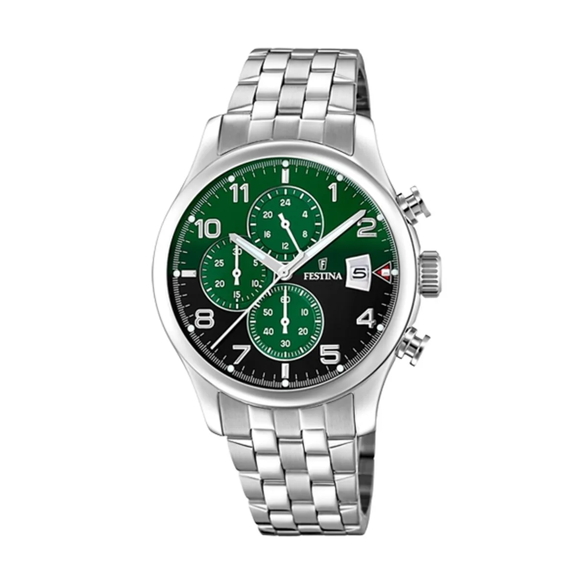 RELOJ HOMBRE FESTINA F20374/7 VERDE PLATEADO