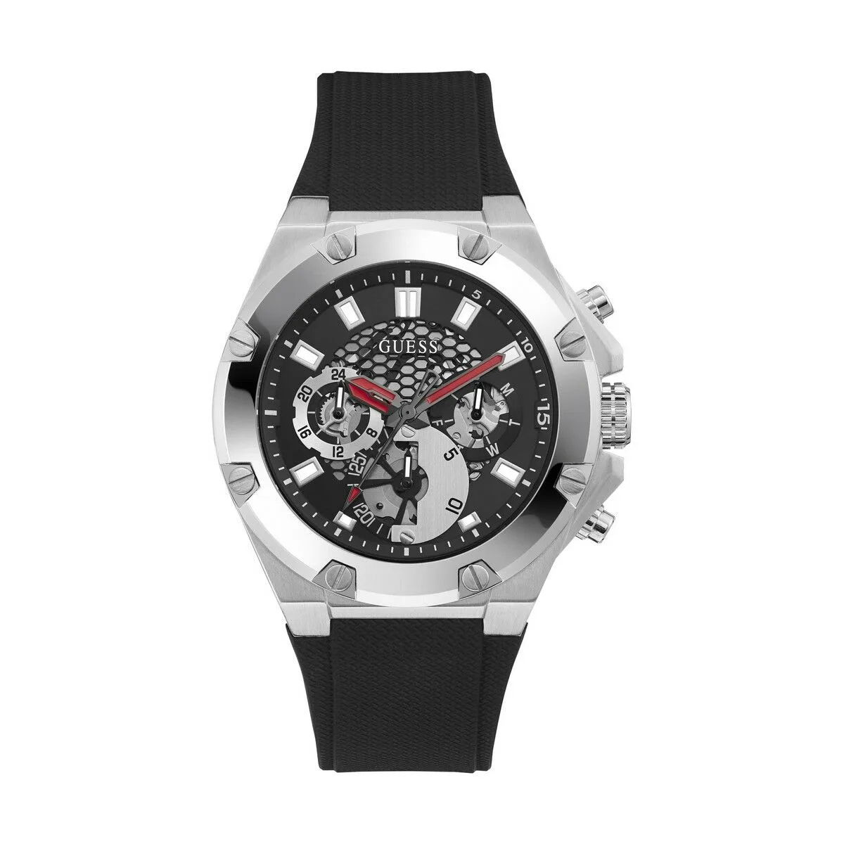 RELOJ HOMBRE GUESS GW0334G1 NEGRO (Ø 46 MM)