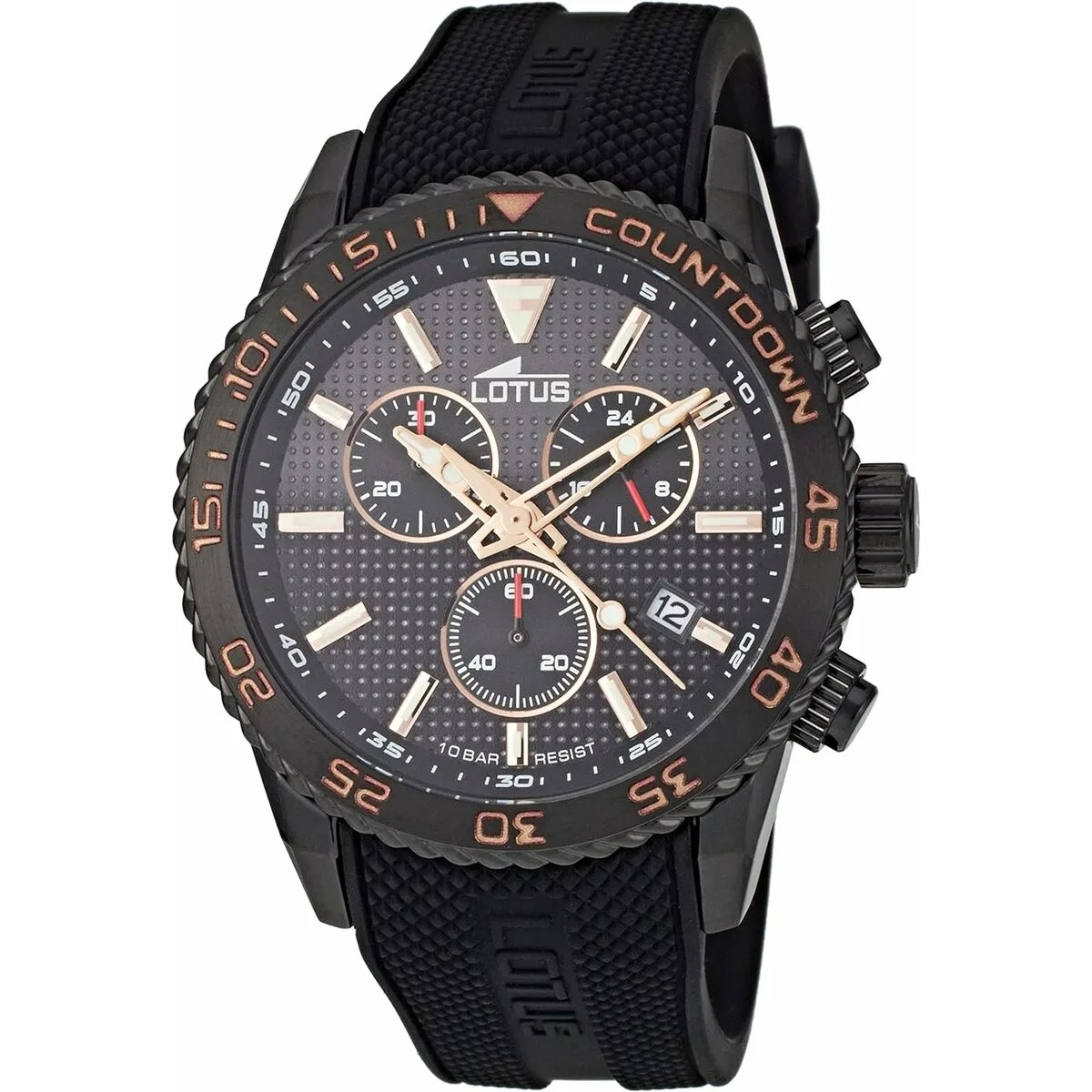 RELOJ HOMBRE LOTUS 18672/C NEGRO