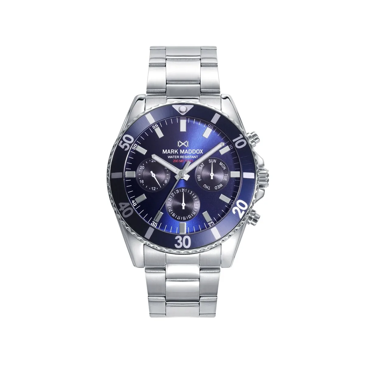 RELOJ HOMBRE MARK MADDOX HM0140-37 PLATEADO (Ø 45 MM)