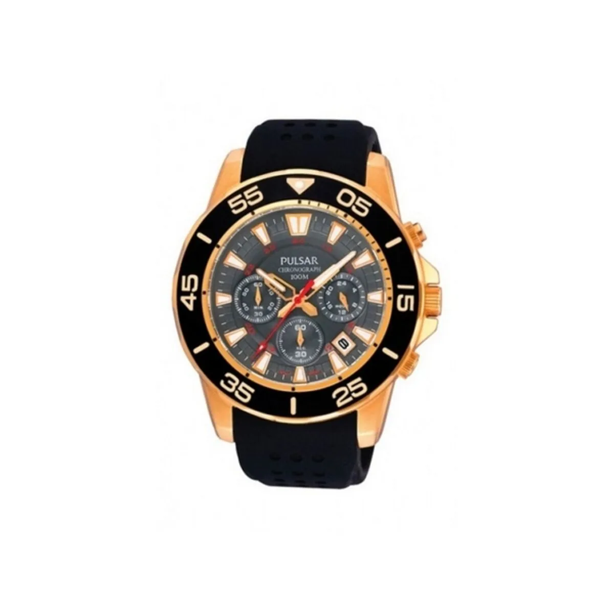 RELOJ HOMBRE PULSAR NEGRO (Ø 45 MM)