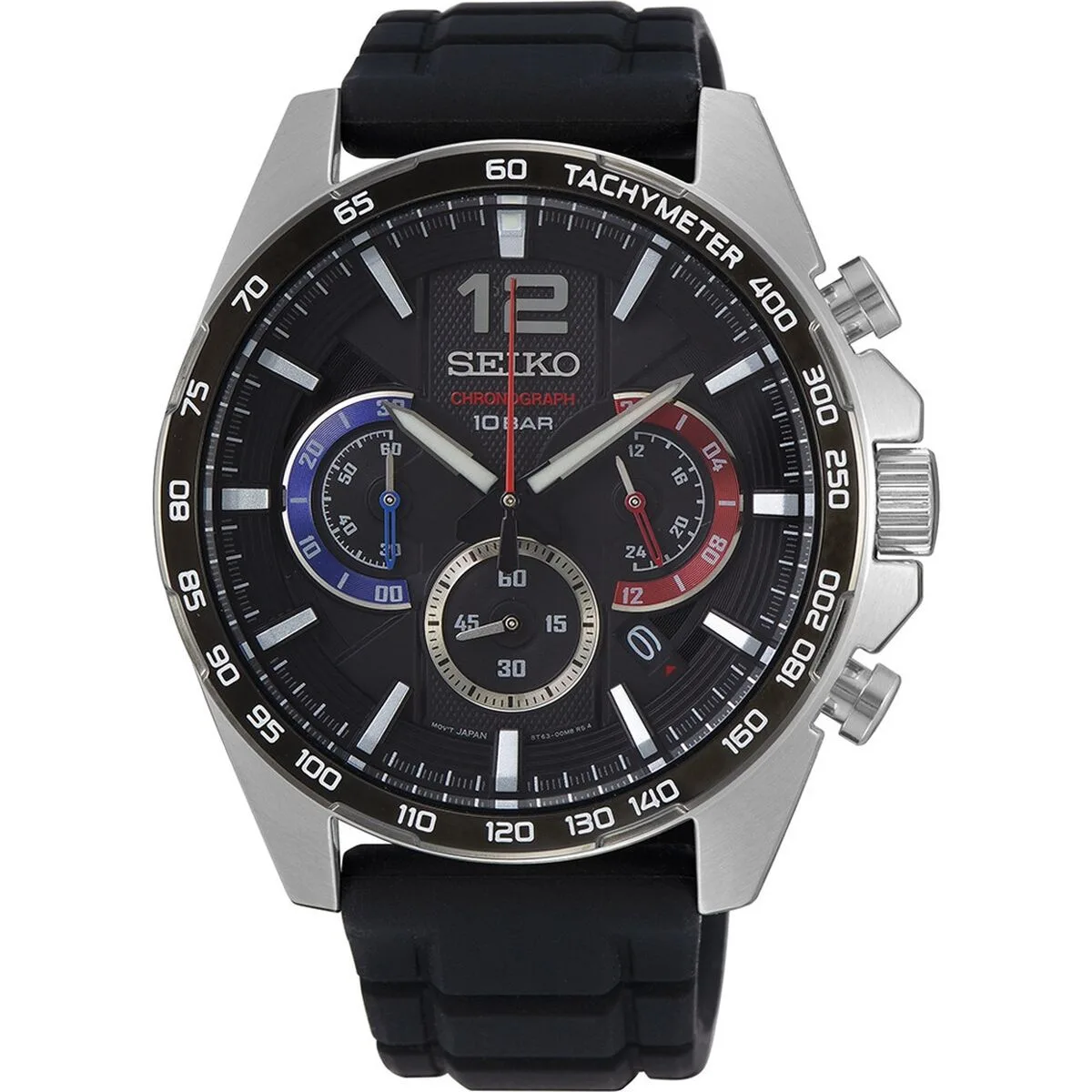 RELOJ HOMBRE SEIKO SSB347P1 NEGRO