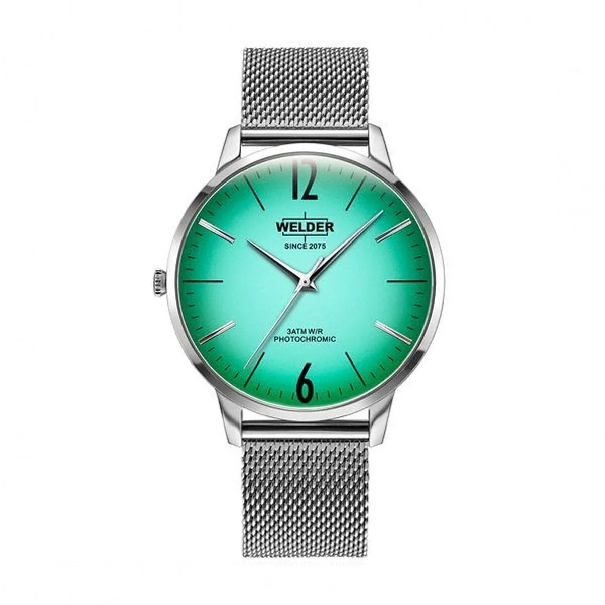 RELOJ HOMBRE WELDER WRS406 VERDE PLATEADO