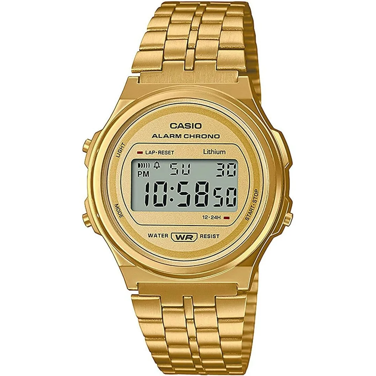 RELOJ UNISEX CASIO A171WEG-9AEF ORO (Ø 37,5 MM)