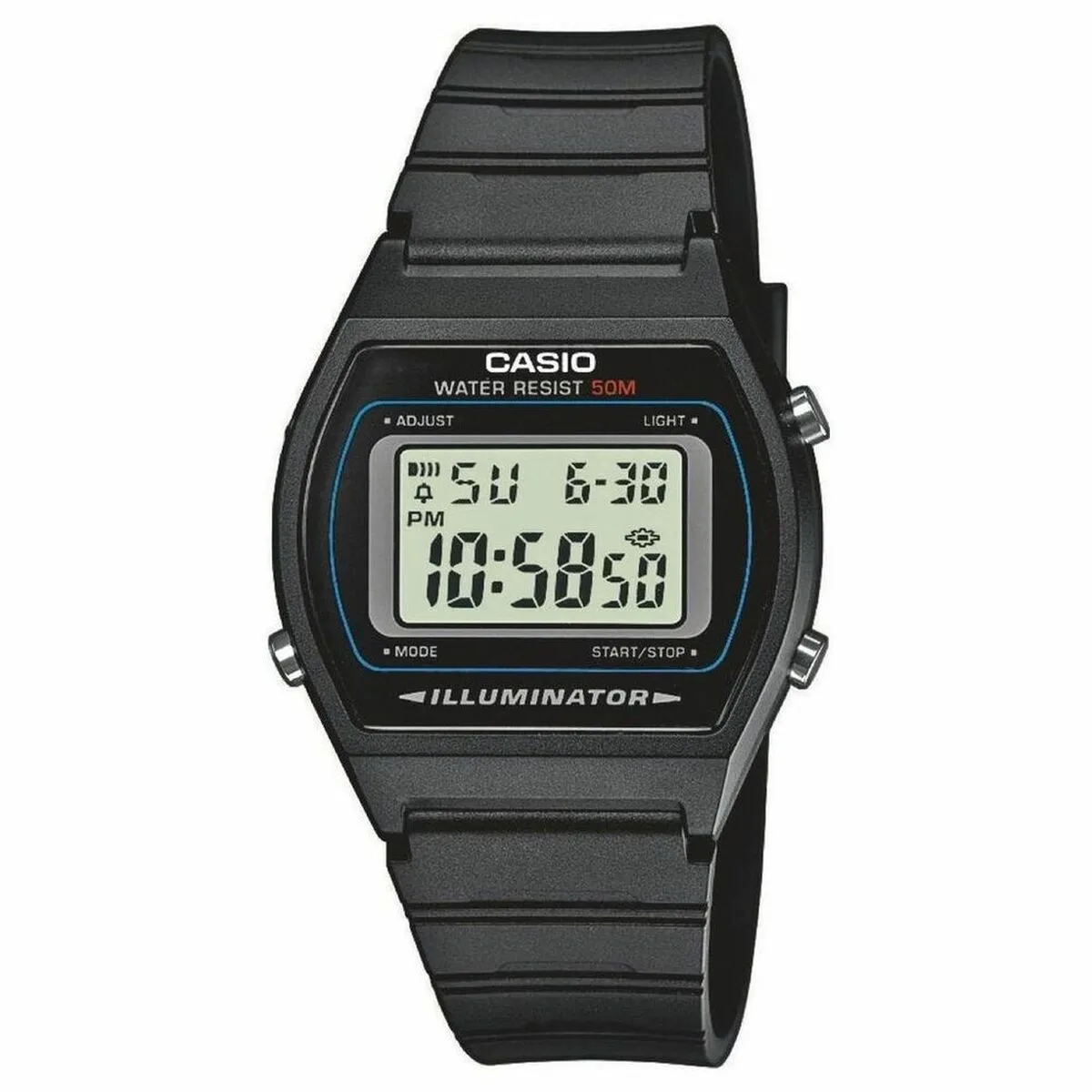 RELOJ UNISEX CASIO W-202-1AVEF DIGITAL NEGRO