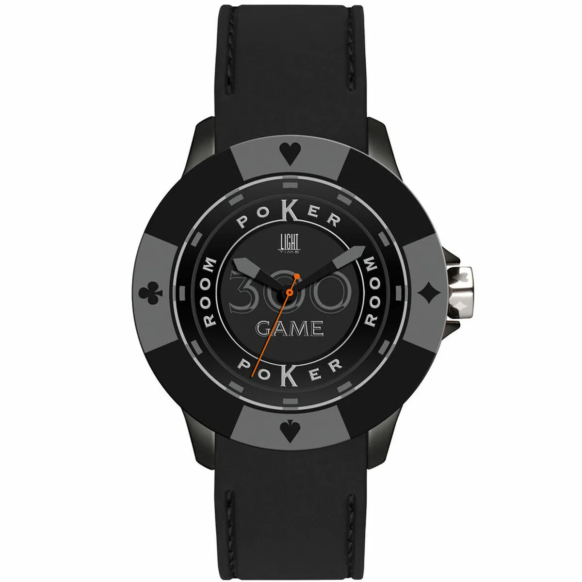 RELOJ UNISEX LIGHT TIME POKER (Ø 41 MM)