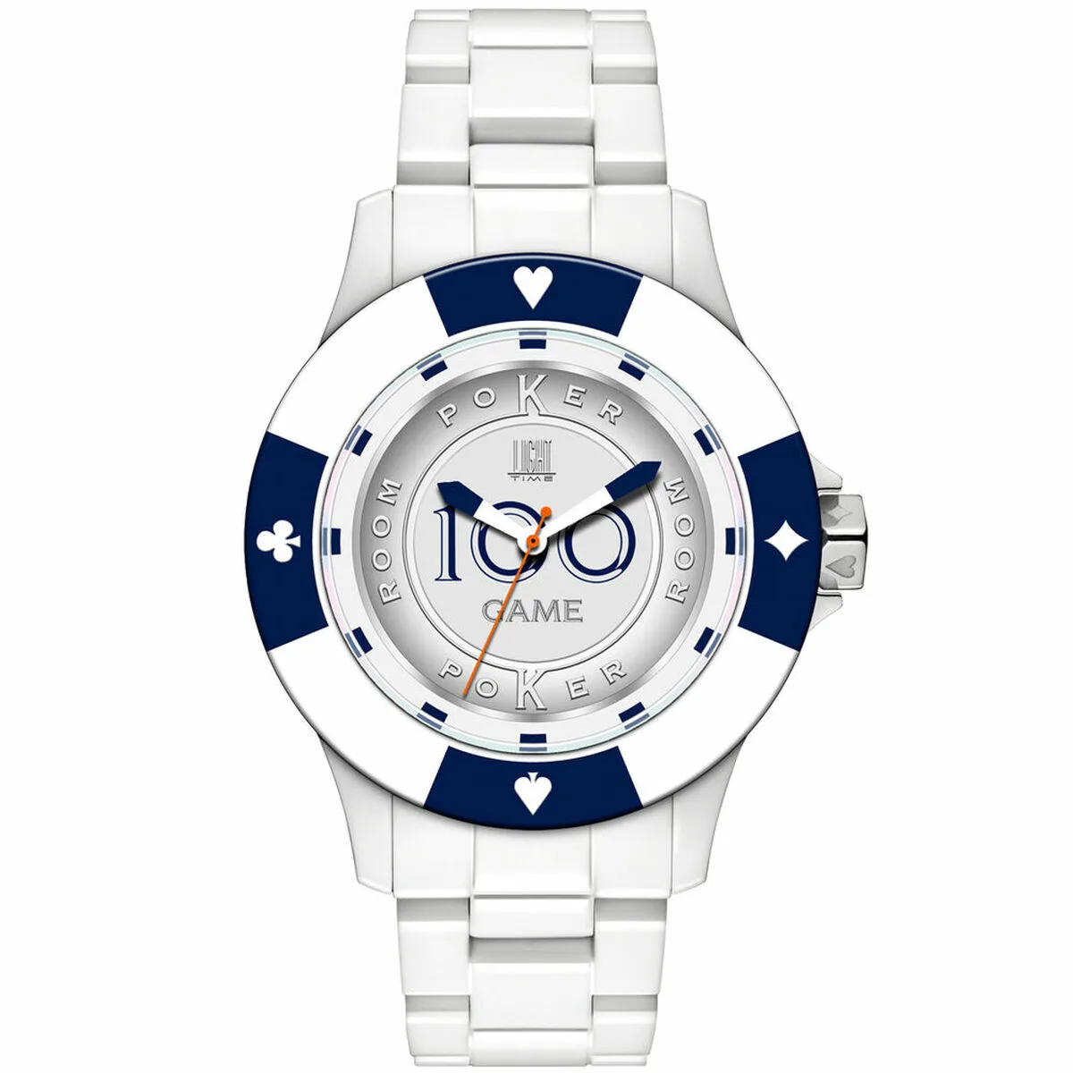 RELOJ UNISEX LIGHT TIME POKER (Ø 41 MM)