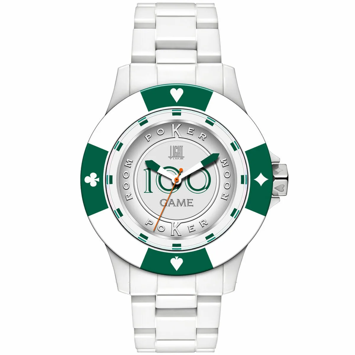 RELOJ UNISEX LIGHT TIME POKER (Ø 41 MM)