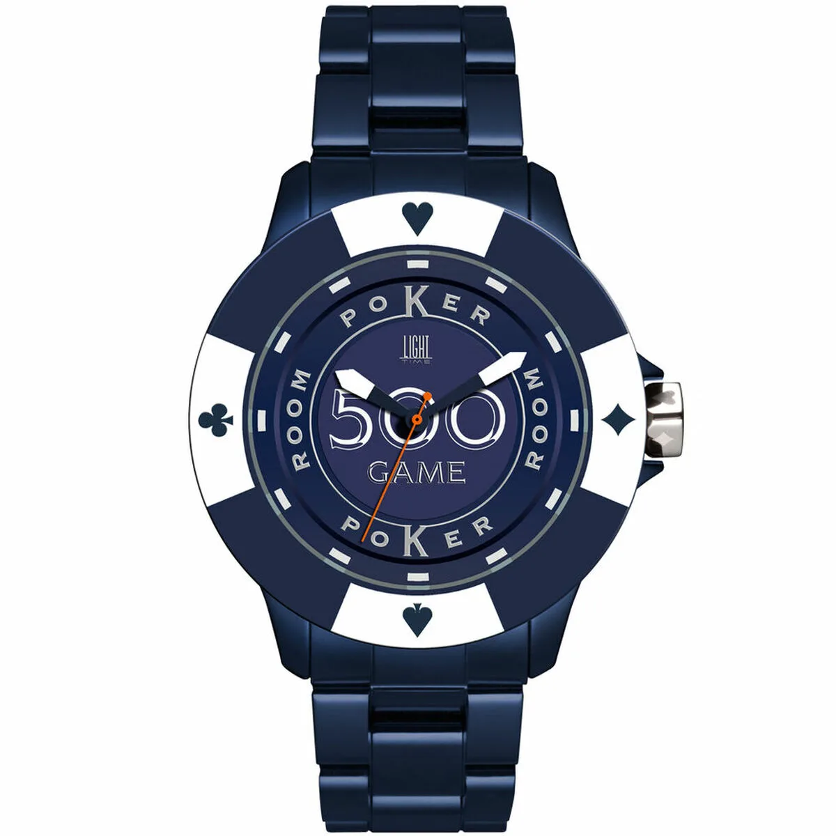RELOJ UNISEX LIGHT TIME POKER (Ø 41 MM)