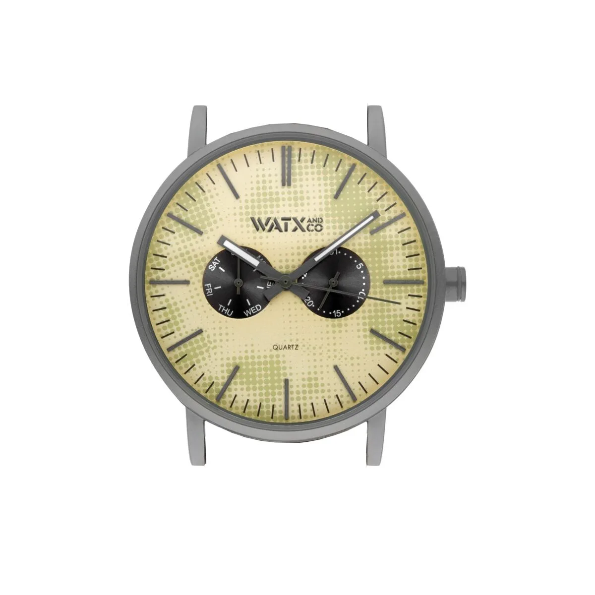 RELOJ UNISEX WATX & COLORS WXCA2724  AMARILLO GRIS (Ø 44 MM)