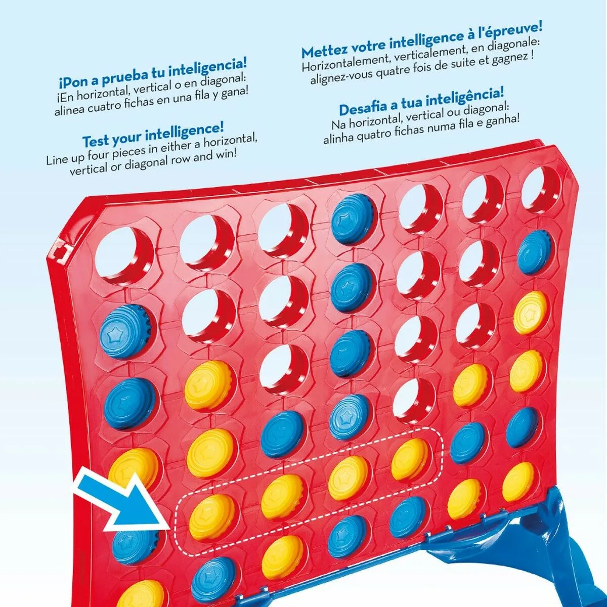 Morpion cb games 31 5 x 26 x 13 cm 42 pieces 6 unites s890041949
