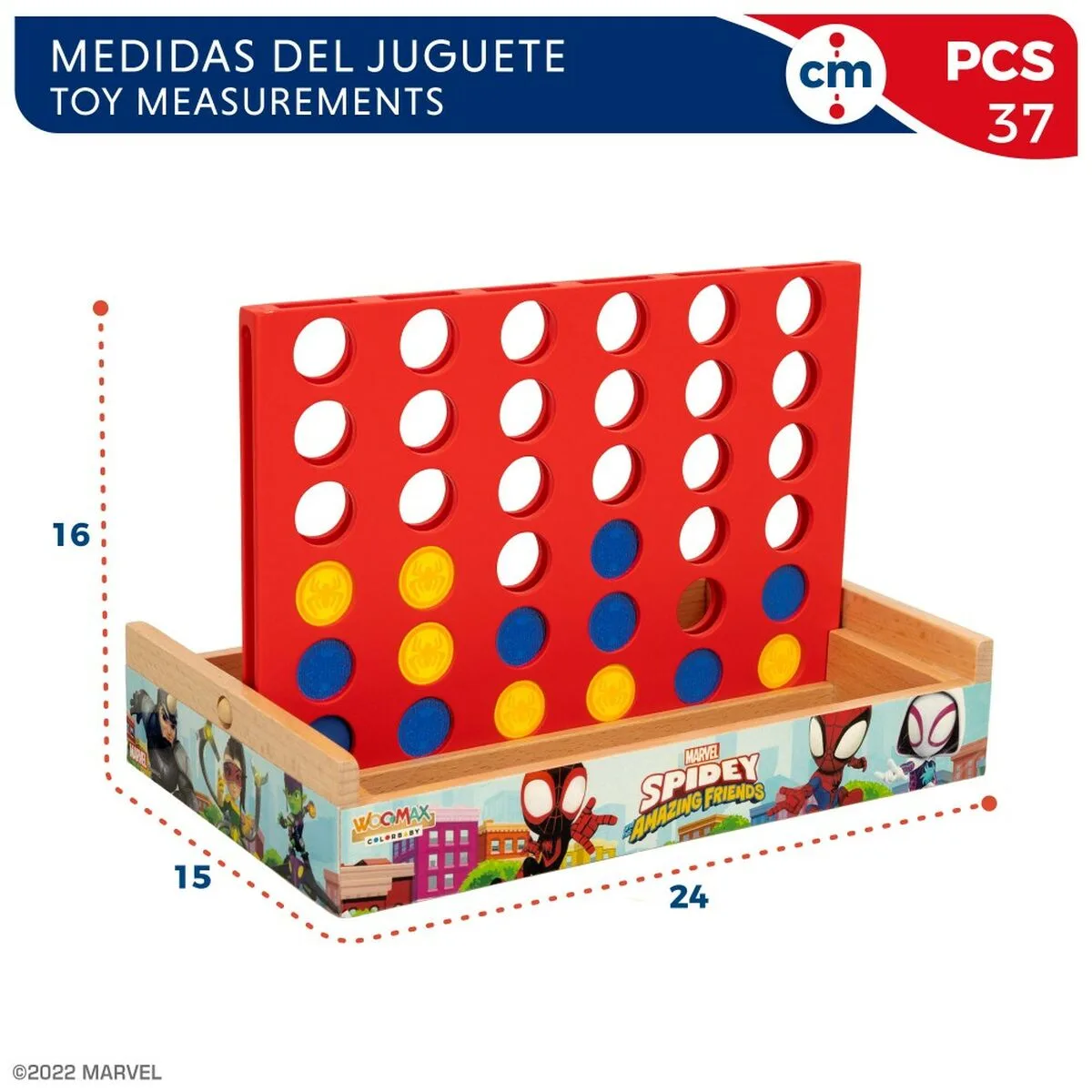 Morpion spidey 24 x 16 x 15 cm 6 unites s890025988