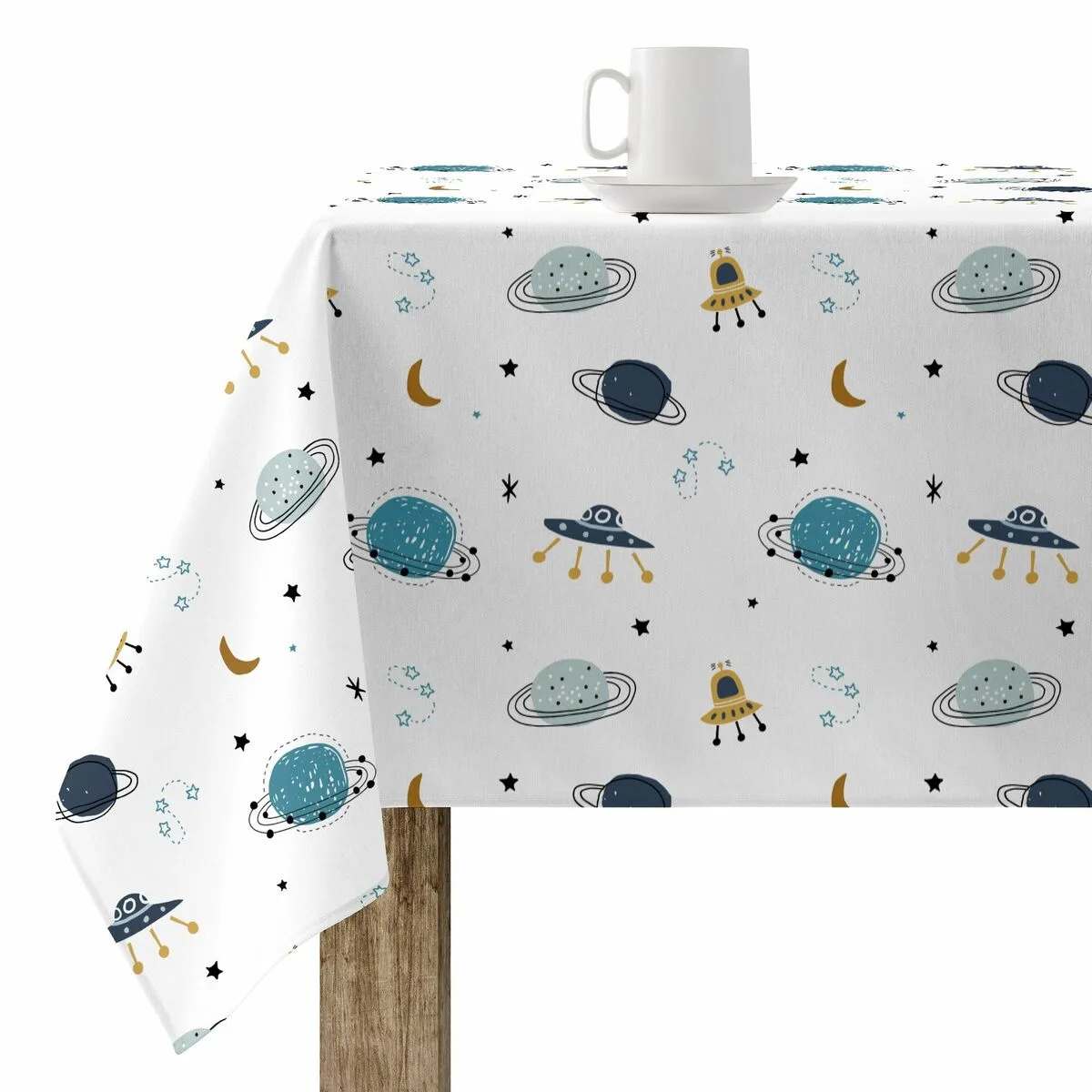 MANTEL ANTIMANCHAS BELUM DAYTON MULTICOLOR 300 X 150 CM