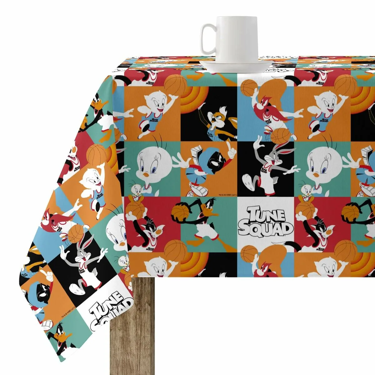 MANTEL ANTIMANCHAS BELUM TUNE SQUAD 02 MULTICOLOR 300 X 150 CM