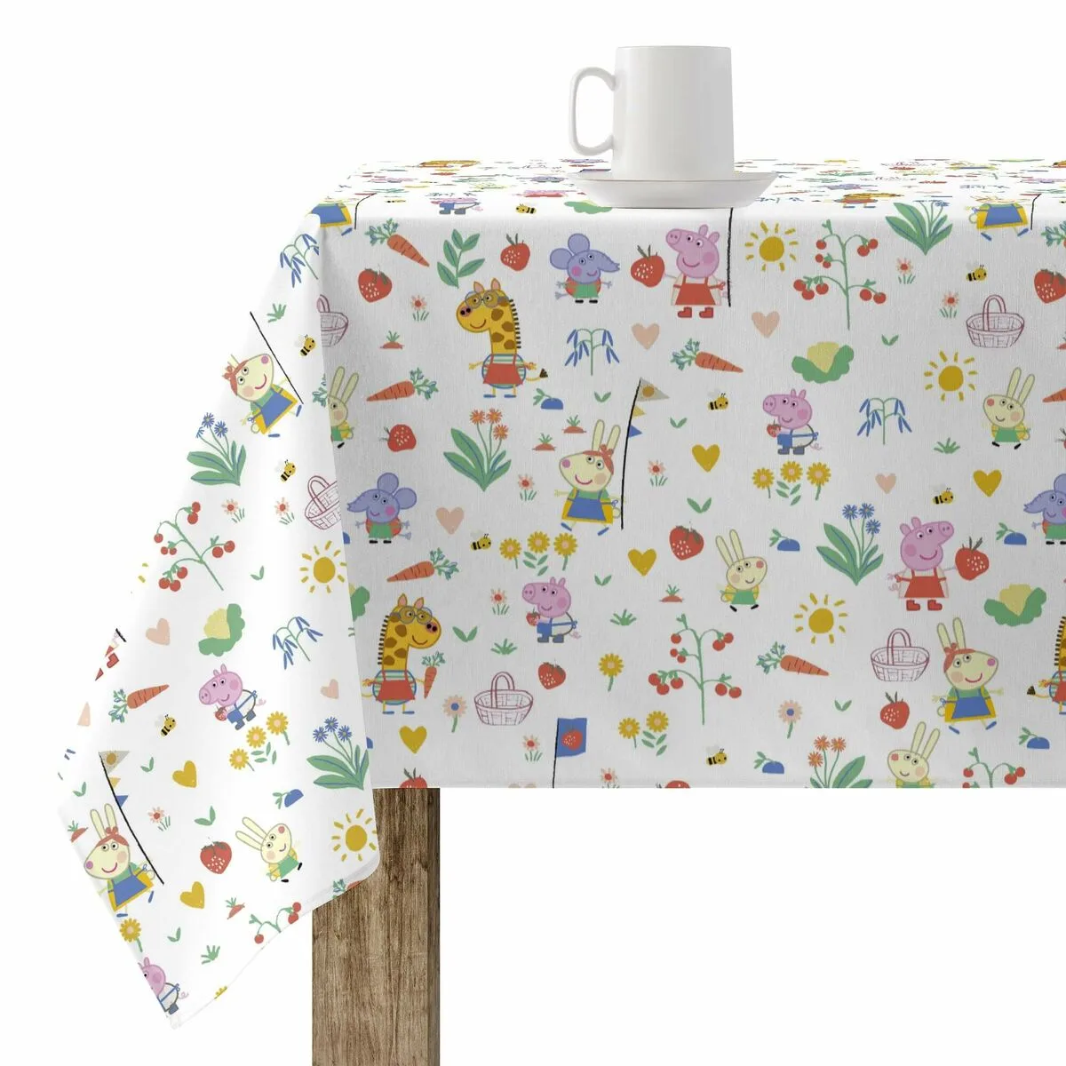 MANTEL ANTIMANCHAS BELUM VEGETABLES 02 MULTICOLOR 300 X 150 CM