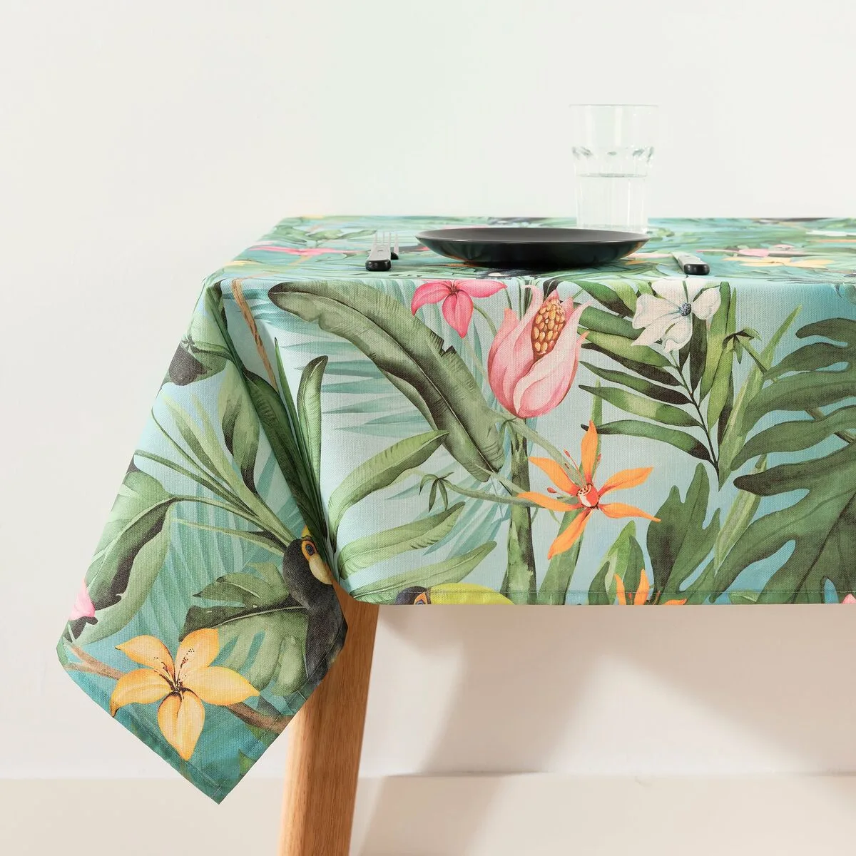 MANTEL RESINADO ANTIMANCHAS BELUM 0120-416 MULTICOLOR 200 X 150 CM