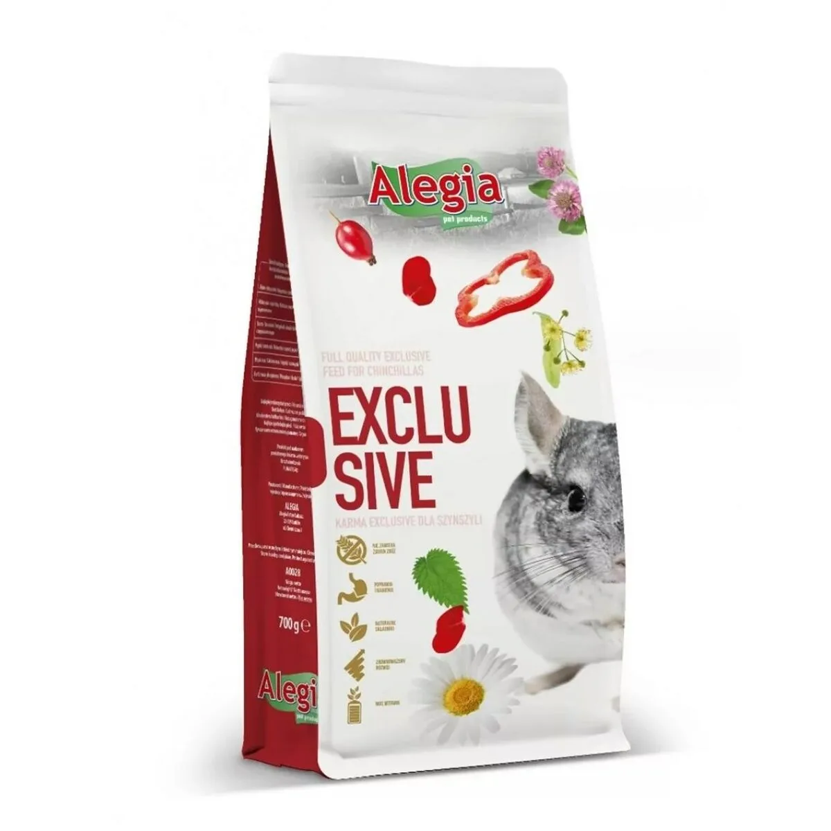 PIENSO ALEGIA EXCLUSIVE CHINCHILLA 700 G