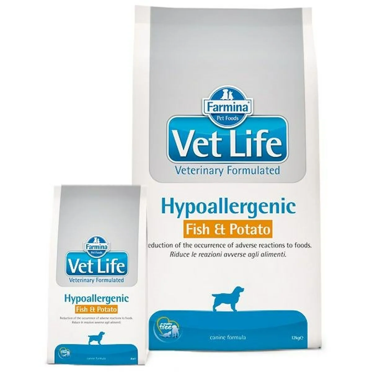 PIENSO FARMINA VET LIFE HYPOALLERGENIC FISH & POTATO ADULTO PESCADO 12 KG