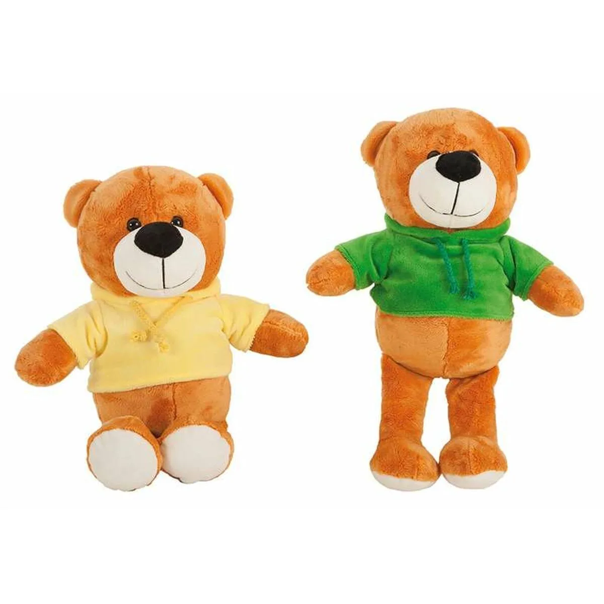 OSO DE PELUCHE SUDADERA CON CAPUCHA 30 CM