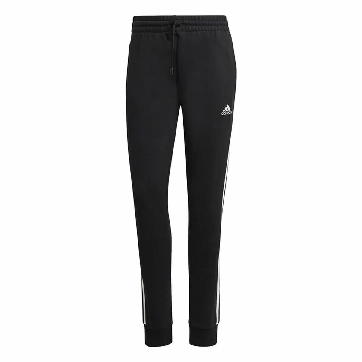 PANTALÓN LARGO DEPORTIVO ADIDAS 3S FT CF NEGRO MUJER