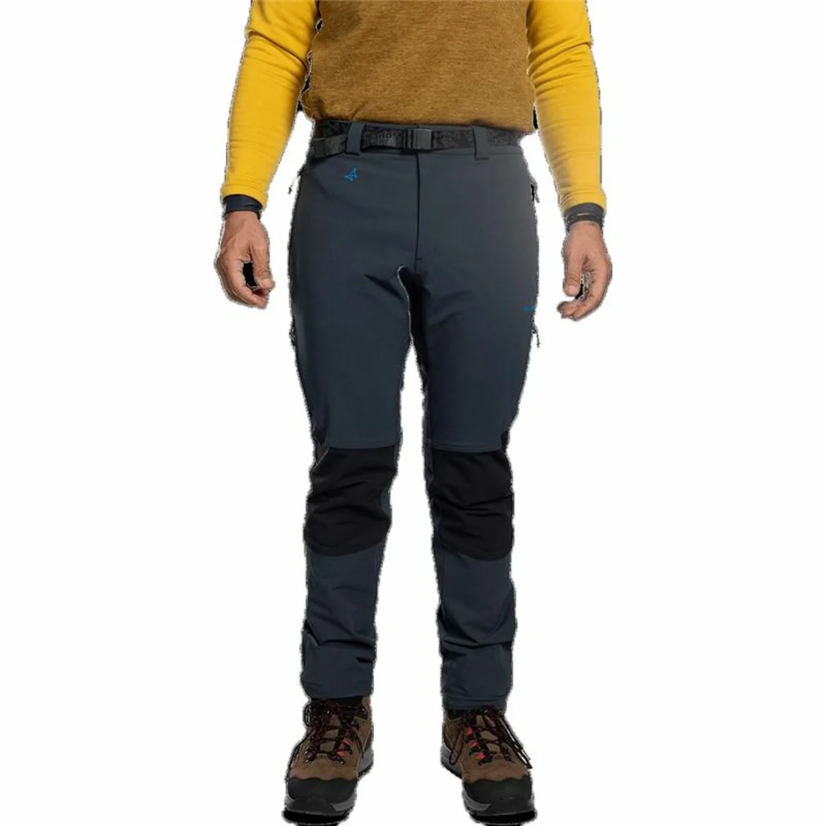 PANTALÓN LARGO DEPORTIVO TRANGOWORLD ROVEK DR GRIS AZUL OSCURO