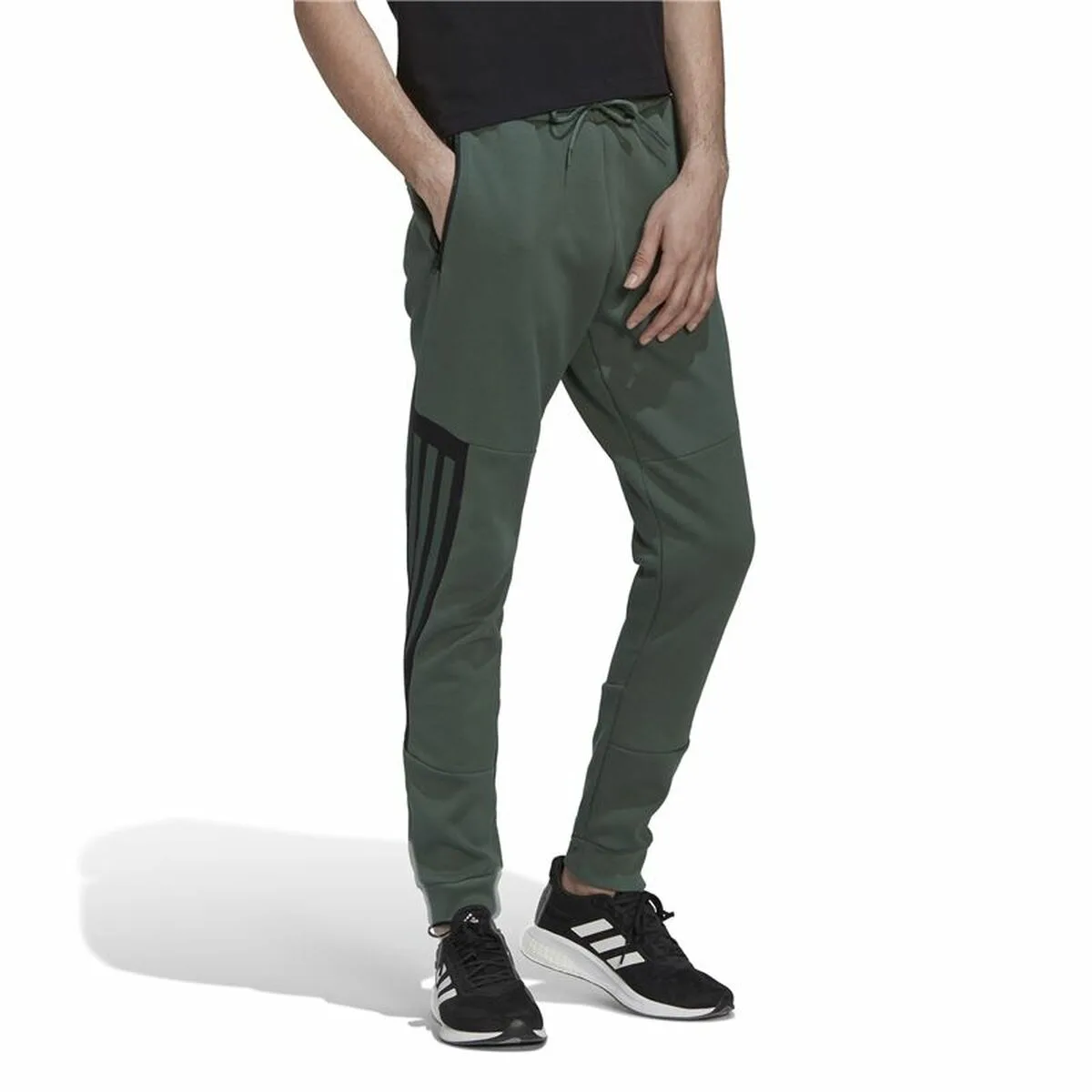 PANTALÓN DE CHÁNDAL PARA ADULTOS ADIDAS FUTURE ICONS 3 VERDE HOMBRE